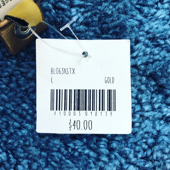 Altar’d State Gold Sequined Beaded Belt Boho Rave - Picture 3 of 3